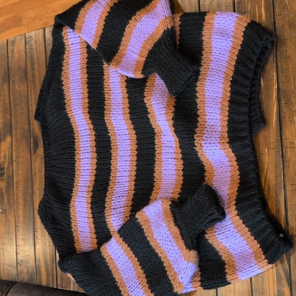 Astrid Open Front Chunky Knit Cardigan - Picture 10 of 11